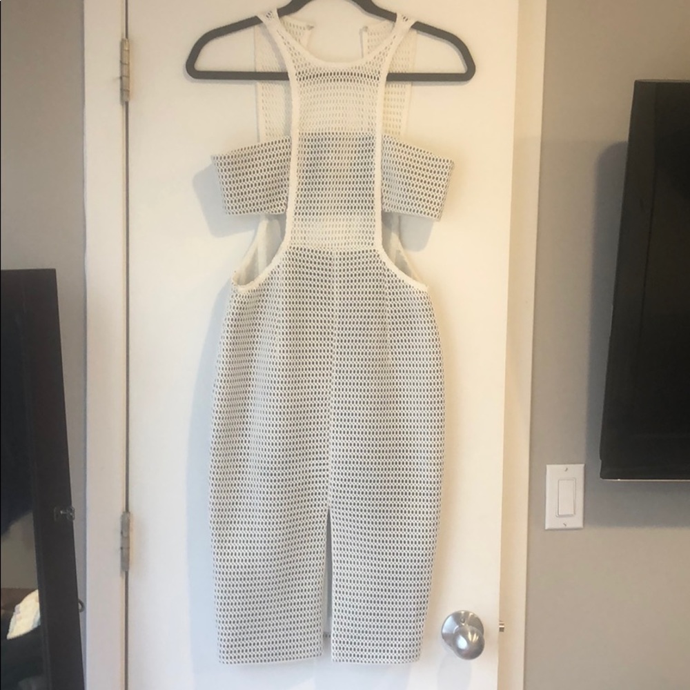 Asilio white/graphite metallic dress-size XS